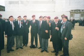 Group photo of members of the Guards Para Assn at Cenotaph Parade, 2004