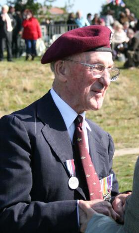 Brig Mike Dauncey at a commemorative event