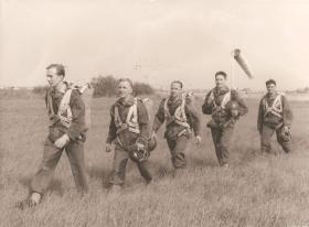 Paras on exercise near Butlins, Skegness, early 1950s