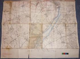 Photo of D-Day training map titled 'Oslo', 1944