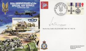 SAS Commemorative Cover signed by Lord Jellicoe