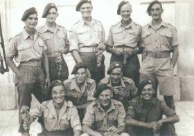 Men of the 2nd  Parachute Battalion in Altamura, Italy, 1943.