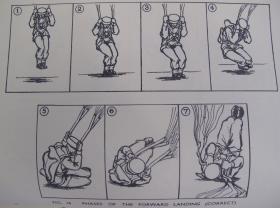 The perfect landing from the Parachute Training Manual, 1944