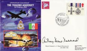 Tragino Commemorative Cover signed by Tony Deane-Drummond