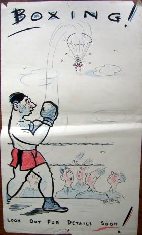 Wartime Boxing poster, date unknown.