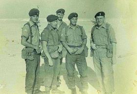 Members of 7 Para Lt Regt RHA on a range, Bahrain c 1963.