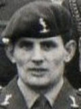 the late SSgt John "Joe" Baker, late 216 Para Sig Sqn, killed in the Falklands War 1982