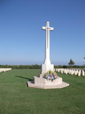 Cross of Sacrifice, Bari War Cemetery, Italy 2011.