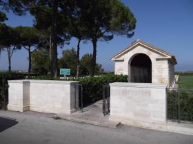Entrance to Bari War Cemetery, Italy 2011.