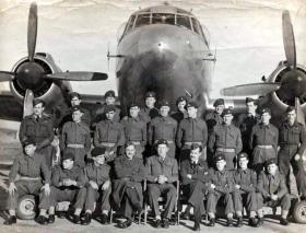 Airborne Forces Experimental Establishment at RAF Beaulieu with a Viking aircraft, 1948. 