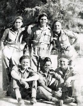 Members of 7th (Light Infantry) Parachute Battalion, possibly Palestine.