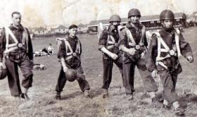 Display Paratroopers at Cardiff Arms Park, 1948.