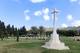 Cross of Sacrifice, Khayat Beach Cemetery, 1 January 2015.