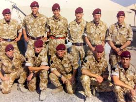 Members of 4 PARA on Op Telic 7, Iraq, 2006.