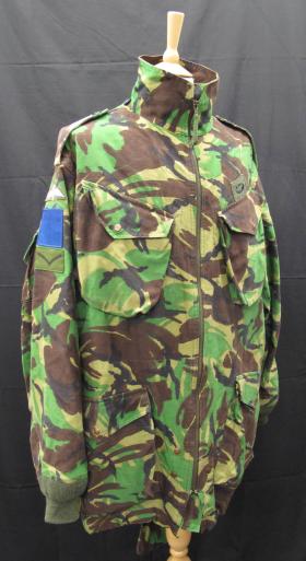 Disruptive Pattern Material (DPM) Parachutist Smock, 1980s, from the Airborne Assault Museum Collection, Duxford.
