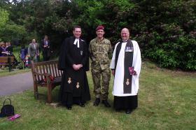 Chaplains at the Falklands 30 Year Memorial Service, June 2012 