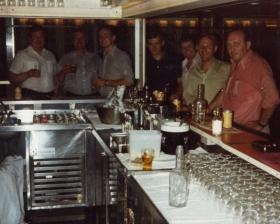 The Snug Bar, MV Norland, 1982