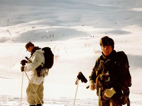 'Ginge' Mason and Greg Allen, 1 PARA, Norway, c1987.