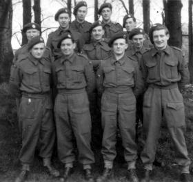 Reginald Gould with members of the RAF Regiment, c1944.