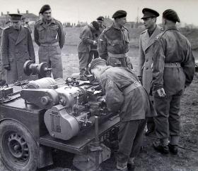 HM The King's visit to 261 Fld Pk Coy, RE, March 1944