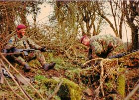 Private Taff Elliott and Corporal David Hardman, 1981