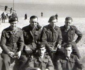 Members of 4th/6th Parachute Battalion, Timmendorf Beach, Germany, c1948.