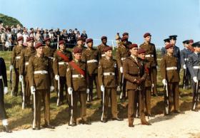 Guard of Honour at the Bruneval Commemoration, 19/20 June 1982.