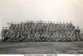 Army Boxing Championship Blackpool 1943