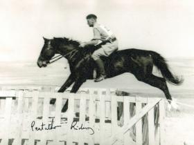Cpl Macefield, pentathlon riding, 2 PARA, Cyprus, c1960.