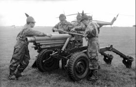 Oto Melara 105mm Model 56 Pack Howitzer, AATDC trials, 1959.