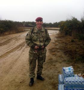 Sgt 'Billy' Connolly, PARAs 10, Aldershot Training Area, March 2013.