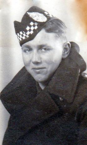 Peter Malone, 7th Battalion of The Argyll and Sutherland Higlanders, date unknown.