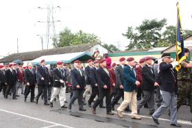 PRA March Past, Airborne Forces Day, Eden Camp, 2010