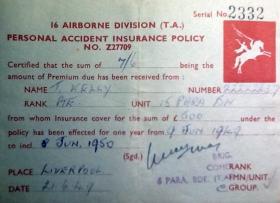 Pte Kelly's Insurance Policy, 1949.