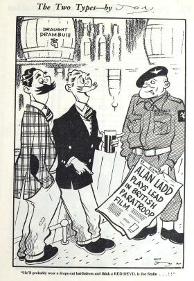 Red Beret Cartoon from Pegasus October 1952