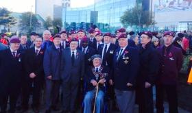 Airborne veterans, Remembrance Day, Bradford,  2013
