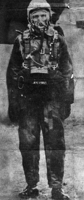 Picture of Cpl K Norry in The Daily Express, date unknown.