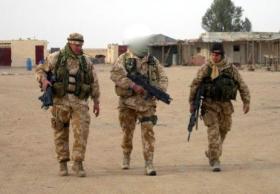 Members of Sniper Platoon, 2 PARA, Op Telic III, Iraq, 2005.