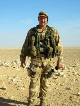 Pte 'Ross' Phillipson, Sniper Platoon, Iraq, 2005.