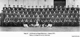 216 Parachute Signal Squadron, Aldershot, January 1971.
