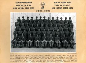 Parachute training course 44v, South African Airborne Forces, 1967.