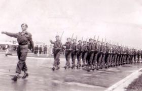 3rd Para Bn, Parade at Aldershot, 1950s.