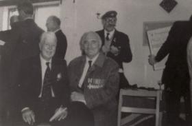 John Timothy (right) with Bob Dobson, 1985.