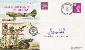 Tunisia Commemorative Cover signed by Brigadier Hill