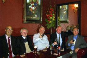 Former members of 23 Parachute Field Ambulance RAMC at reunion, Manchester, date unknown.