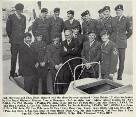 Jack Haywood and Chay Blyth with PARA crew of "Great Britain II"