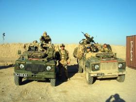 2 PARA, Sniper and Patrol Platoon's WMIKs, Iraq, 2005.