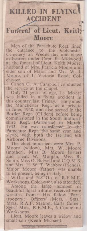 Lt Moores Obit