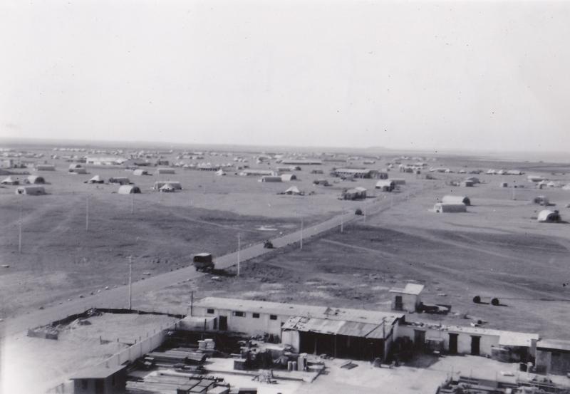 Shandur Camp, Fayid, Egypt, view from water tower 2 April 1952 | ParaData