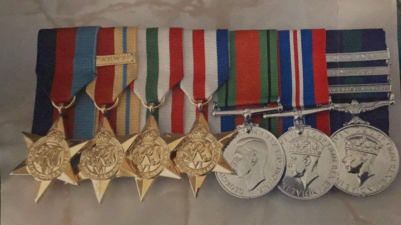 OS James mcCready medal set